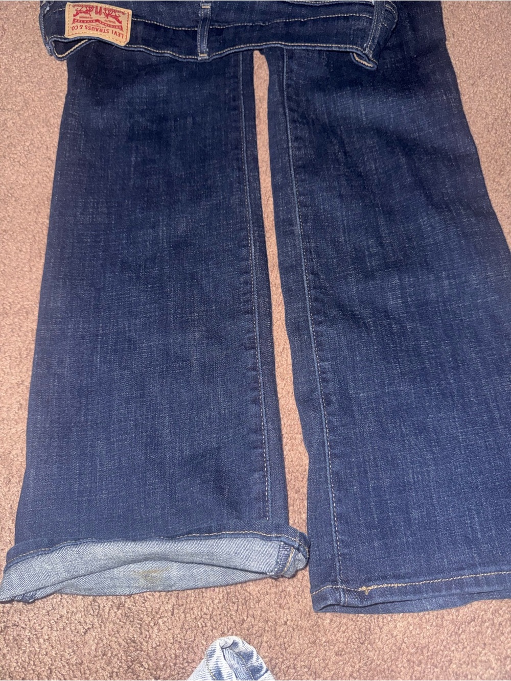Levi's Women Straight Leg Jeans - Dark Blue Denim